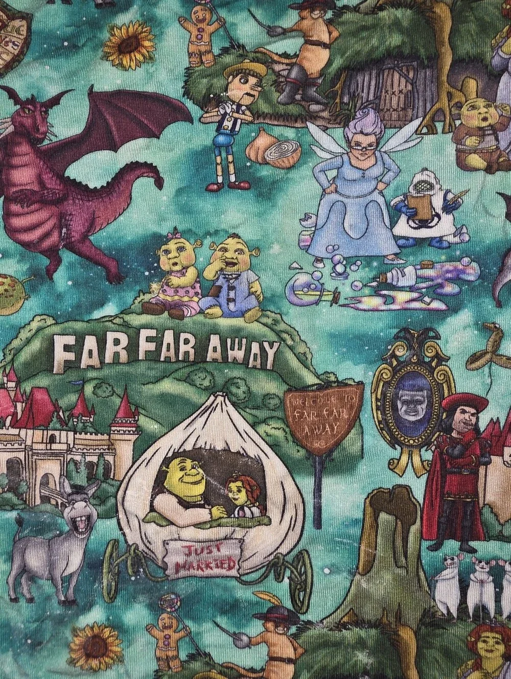 Sugar Swan Shrek Bamboo Pjs See Pics